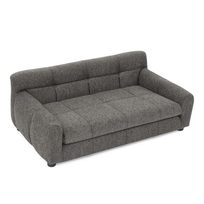 Soft And Comfortable Pet Sofa With Backrest And Armrests, Suitable For Modern Rectangular Pet Sofas For Small And Medium-Sized Dogs,-Dark Gray
