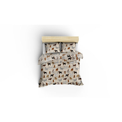 Latitude Run Clifftop Animal Print Duvet Cover Set with Pillowcases