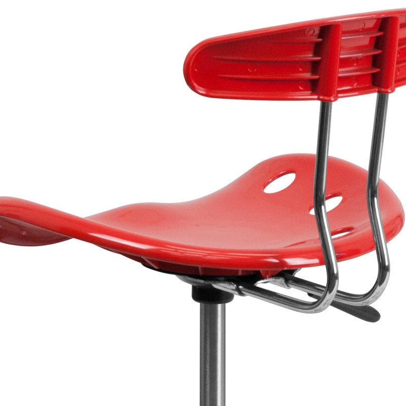 Tabouret de dessinateur Monroe, Cerisier