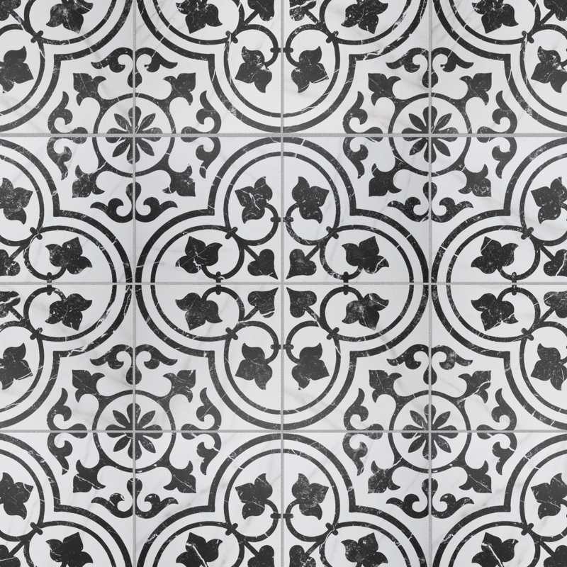 Carreau de porcelaine 18 po x 18 po Merzoni