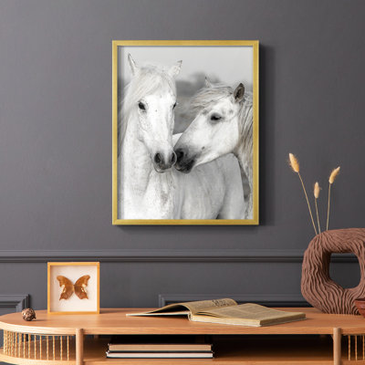 Affection I, reproduction encadrée - bois massif