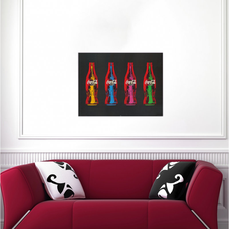 Coca-Cola Pop Art - Single Picture Frame Print on MDF