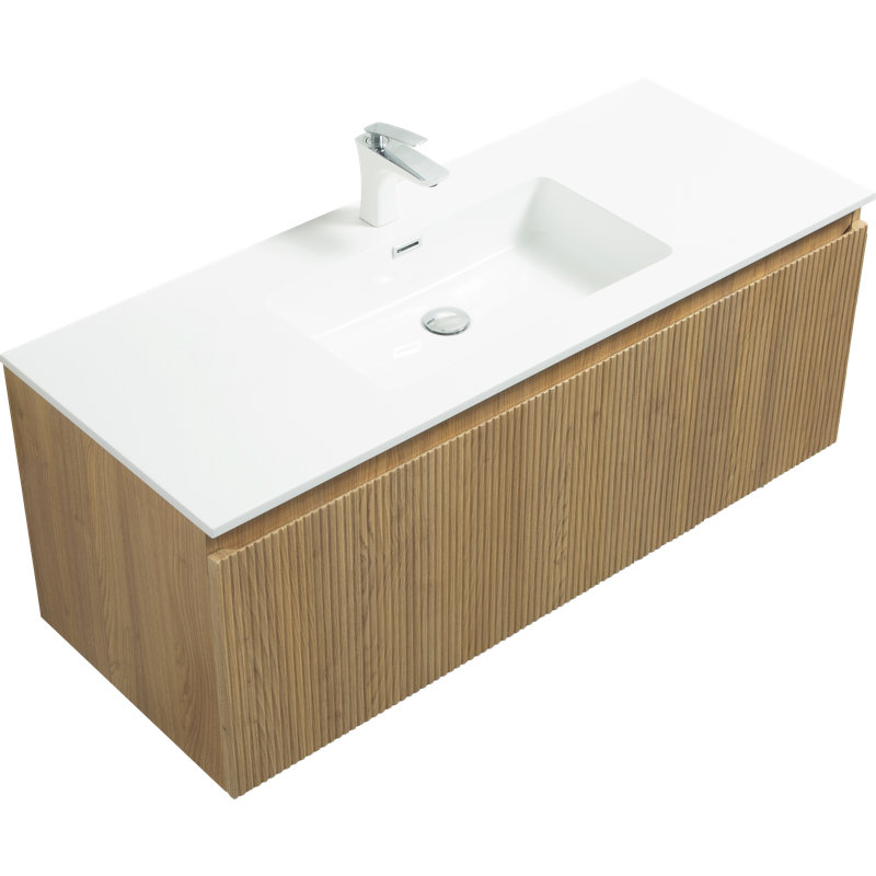  Meuble-lavabo flottant de 47 po avec plateau intégré Liner