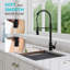 Robinet de cuisine avec douchette rétractable et robinets de cuisine Haial High Arc Touch