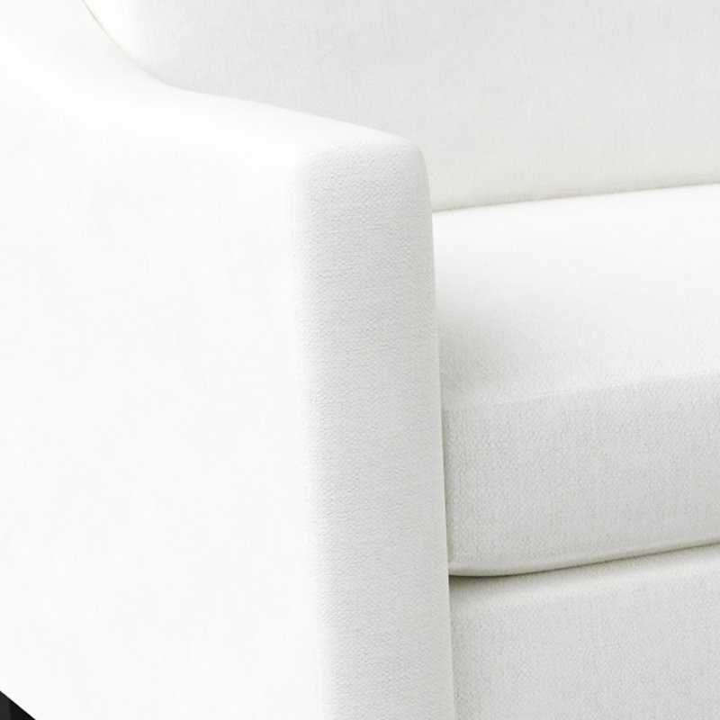 Canapé moelleux 95 po gris, Revolution® blanc cassé, H 34 po x l 83 po x P 39 po