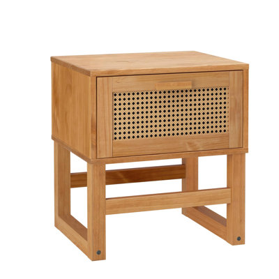 Talo 1 Drawer Nightstand, Natural by Ren Home