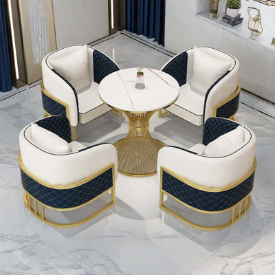Faylynn Faux Leather Living Room Set