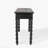 Isabel Spindle 2-Drawer Black Console Table