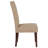 Arruda Upholstered Parsons Chairs-Panel Stitching-901640260