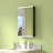 Surface Mount Frameless LED Medicine Cabinet with Mirror and 2 Adjustable Shelves-2049642-2049643