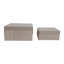 Boîtes de rangement décoratives en cuir avec couvercle - boîte décorative moderne pour boîtes à souvenirs, rangement et rangement