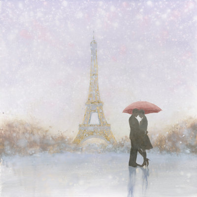 Eiffel Romance by Marco Fabiano - Wrapped Canvas Painting