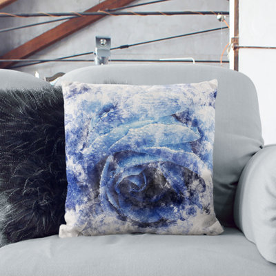 Floral Square Throw Cushion
