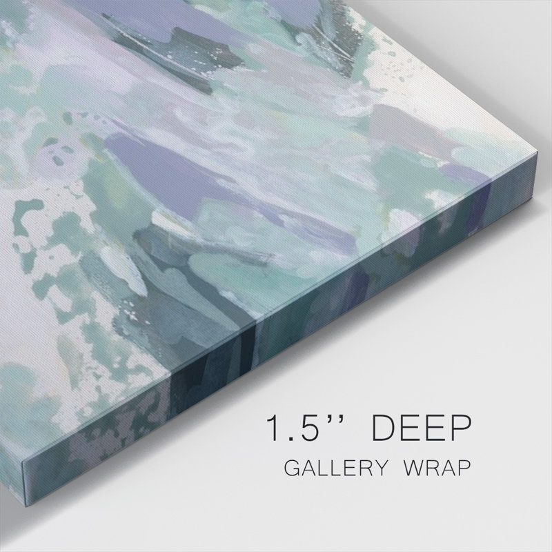 Marbled Periwinkle II-Gallery Wrapped Canvas, 16" H x 16" W x 1.5" D