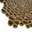 Pebble Beveled Porcelain Pebbles Mosaic Wall & Floor Tile