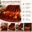 Jeté d'automne en feuille d'érable pour canapé-lit-134483119
