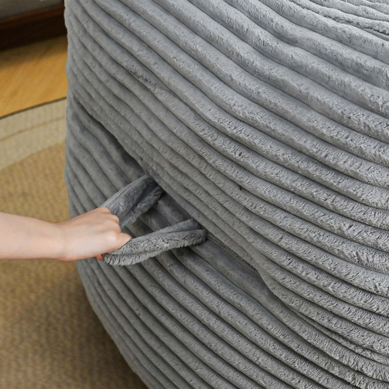 Fauteuil à billes surdimensionné avec accoudoirs pour un confort ultime