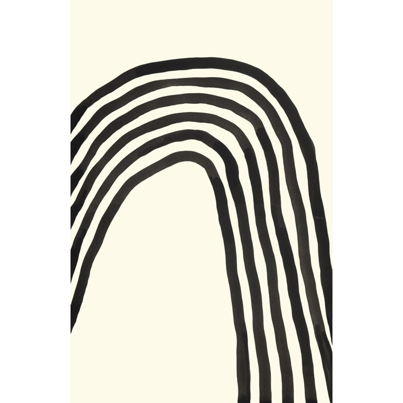 Black Rainbow Print by Hable Construction, 49'' H x 34'' W