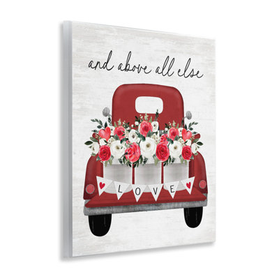 «Love Above All Else Wall Art» par Lettré et doublé