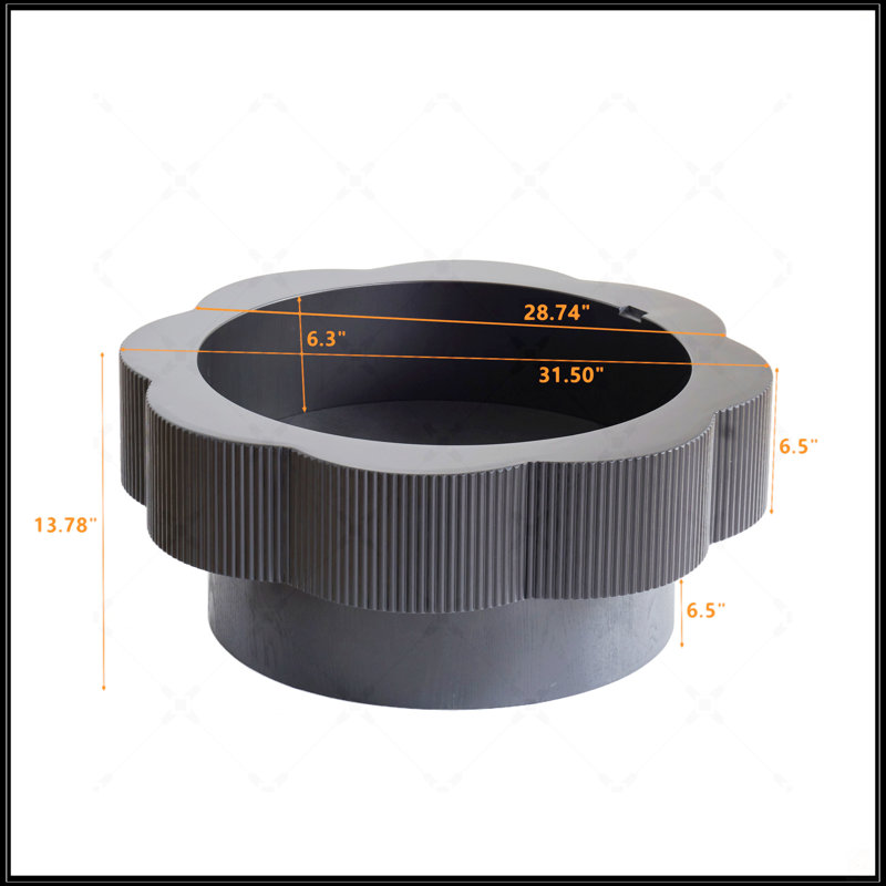 Table basse 31,50 ", Noir