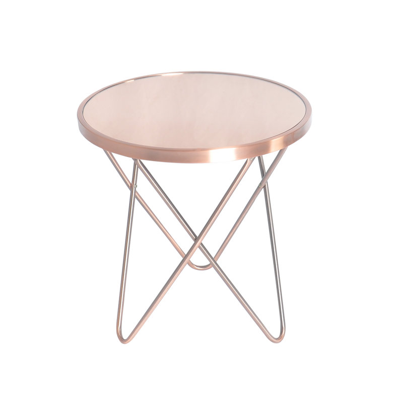 Freda End Table, Copper