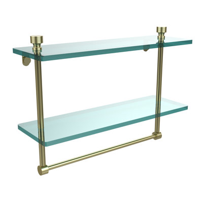 Ballenas 2 Piece Tiered Shelf with Towel Bar