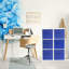 Bac de rangement pliable, bleu foncé, paquet de 6-121783938