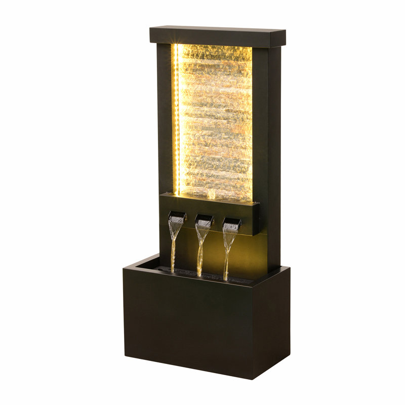 Outdoor Metal Waterfall Fountain