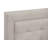 3-Piece Platform King Size Bed Set with 1 King Size Bed Frame and 2 Mid Century Nightstands - Reliable and Durable Manufacturing - Mist Beige Linen Fabric-1848635460-1848635461