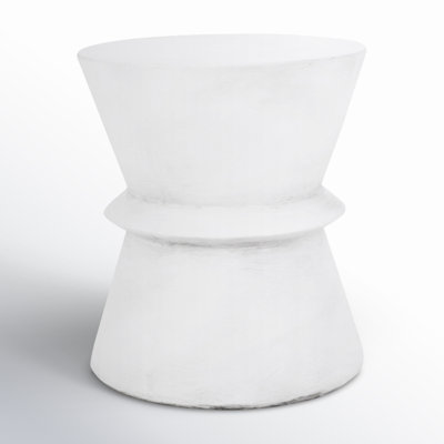 Jacqueline 15.5'' Stone Outdoor Side Table