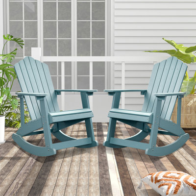 Chaise Adirondack berçante d'extérieur FCR2