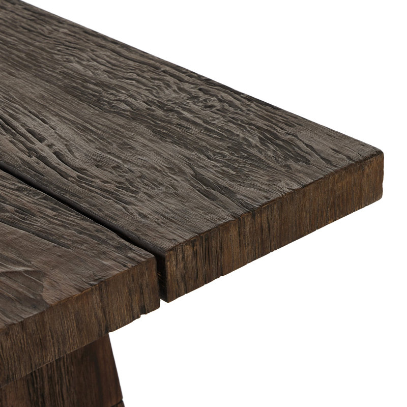 Atlas 94'' W Console Table, Smoked Alder