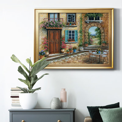 Cour toscane - reproduction de cadre photo