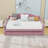Twin Velvet Upholstered Daybed with Trundle and Tufted-1907155241