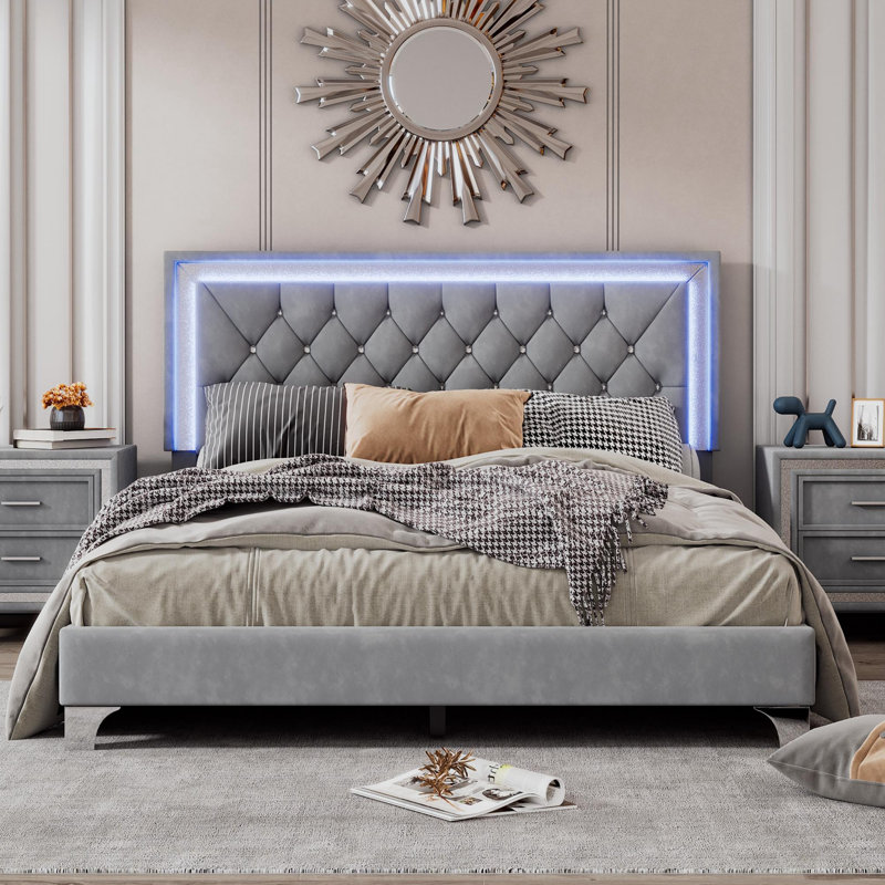 Upholstered Platform Bed