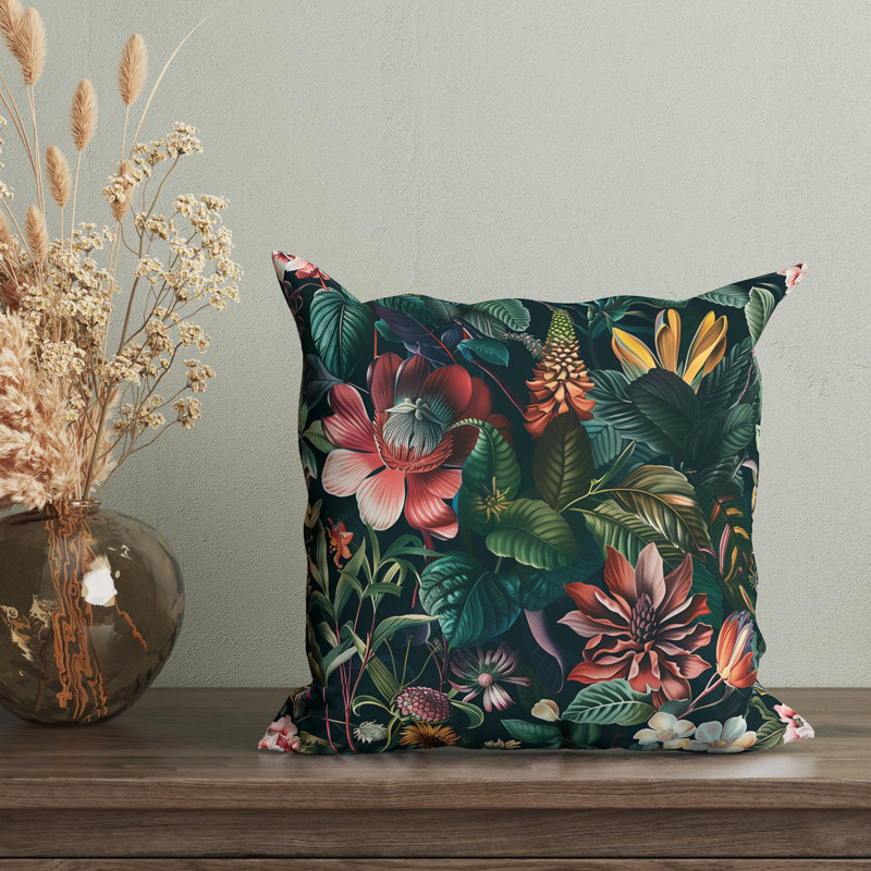 Housse de coussin réversible Calliope, H 18 po x l 18 po