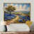 Gold Floater Framed Canvas