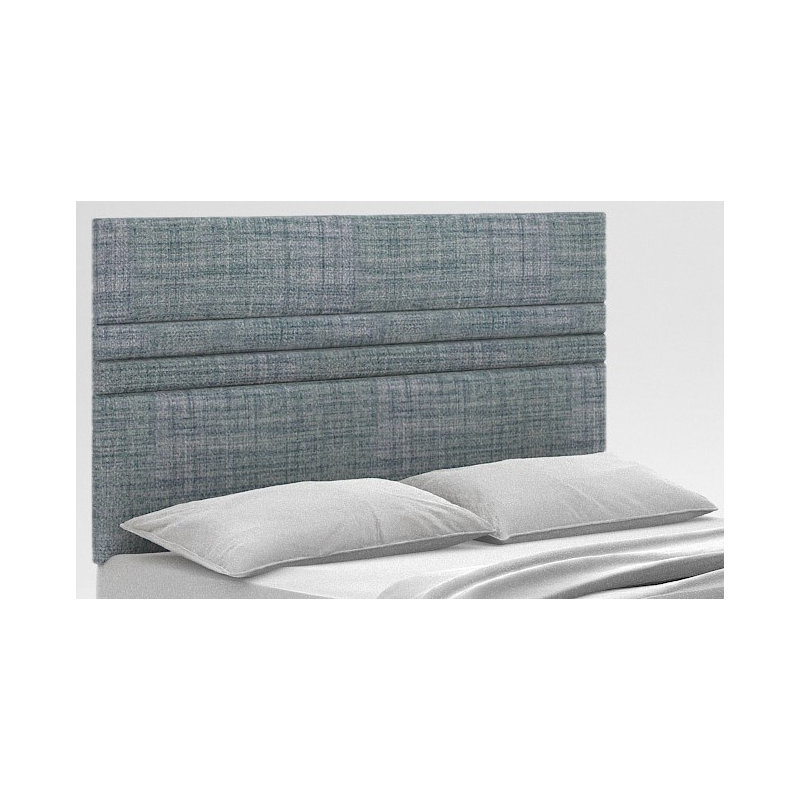 Elsa Upholstered Headboard, Small Double (4'), Wool Sky