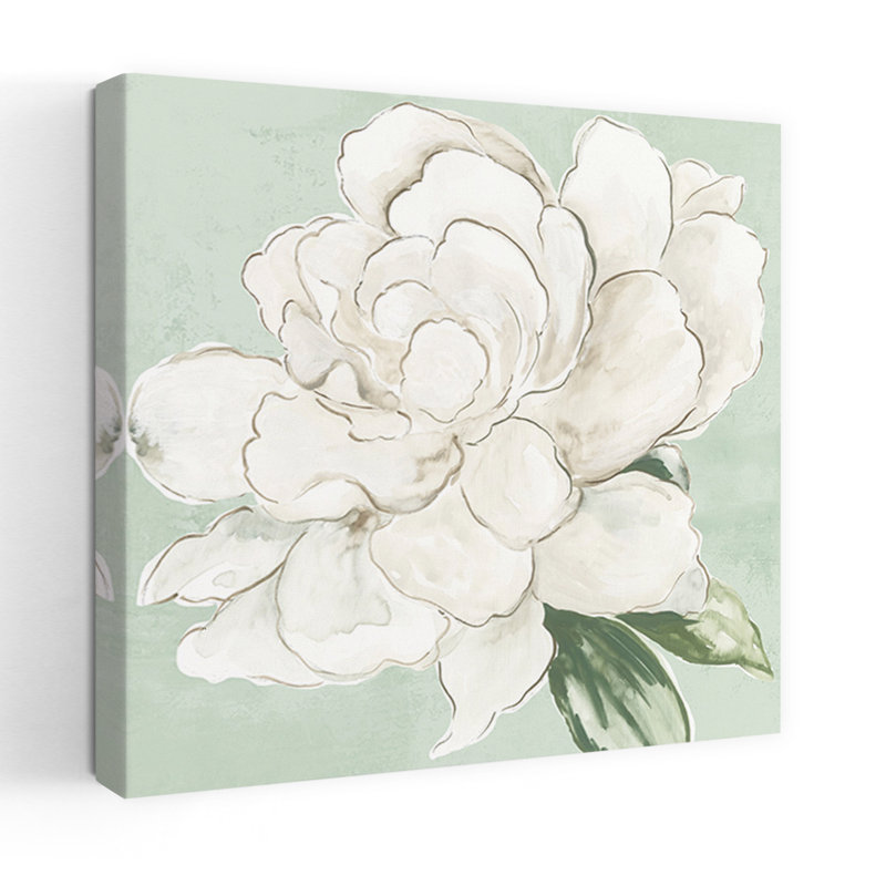 Jardin délicat, élégant, pivoine contemporaine, art naturel, H 48 po x l 48 po