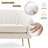 Velvet Sofa Couch With Gold Finished Legs-301158732