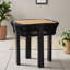 Table d'appoint en bois avec corde-133396680