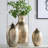 8.5x8.5x18.5" Aluminum Vase