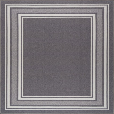 Quinter Gray Non-Slip Area Rug