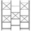 167cm H x 156cm W Steel Bookcase-2048933644