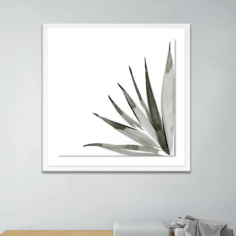 Agave I Print by Jess Engle, 40" H x 40" W x 2.5" D, White