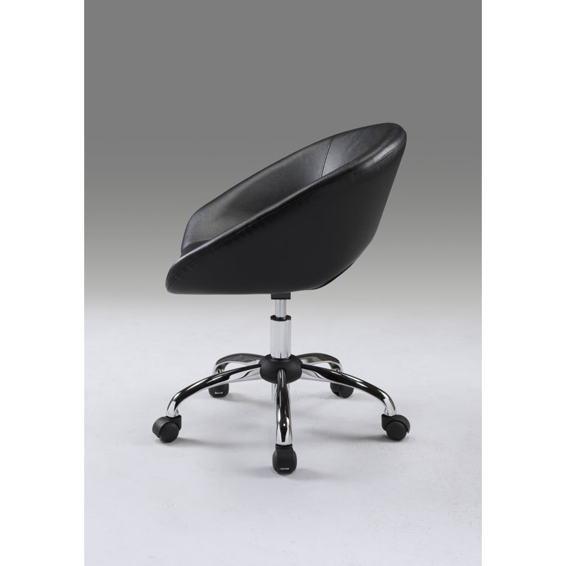 Clarita Polyester Blend Task Chair, Black