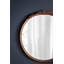 Cadre de miroir antique rond 30 "x 30" sculpté à la main rose, miroir mural pour espace de vie, salle de bain, décoration murale pour hall d'entrée