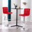 Tabouret de bar pivotant à hauteur réglable avec structure en métal-1115166548-1115289636