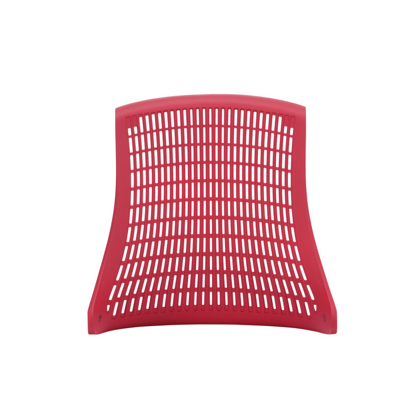 Polyester Blend Office Chair, Red
