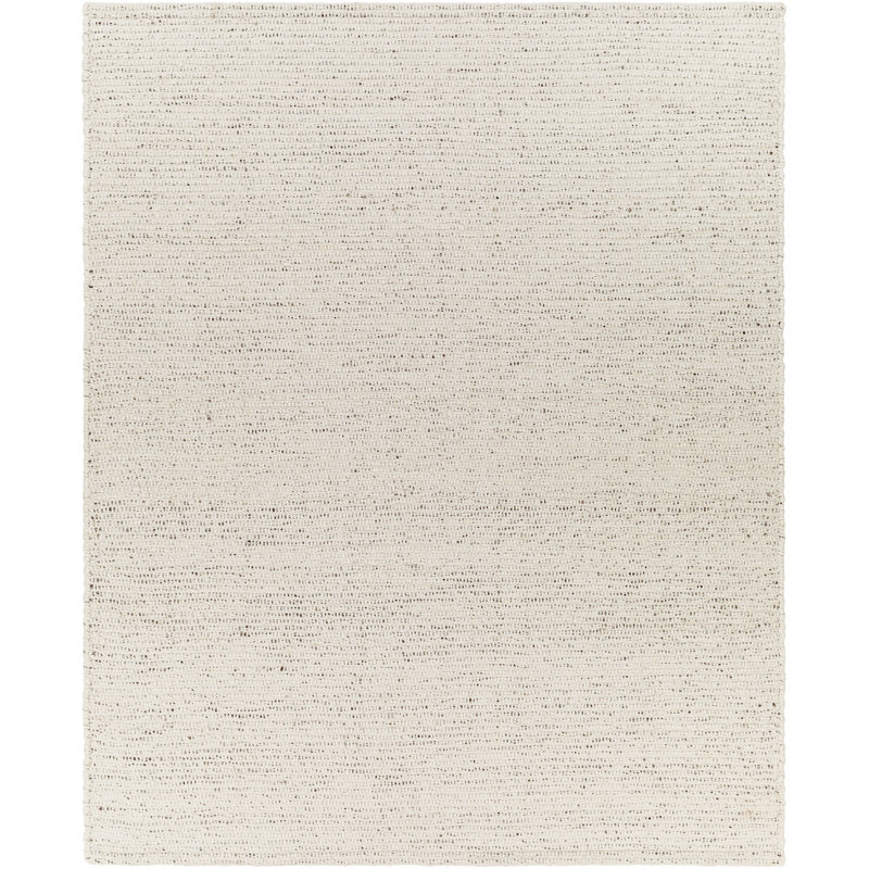 Tapis d'intérieur / extérieur beige tissé à plat à la main Sang, Rectangle 10 pi x 14 pi